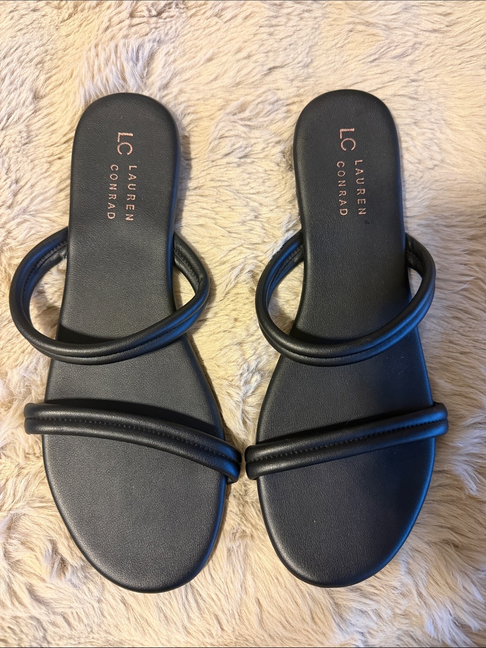 Bundle of 3 LC Lauren Conrad Slide Sandals NWOT - Picture 5 of 9